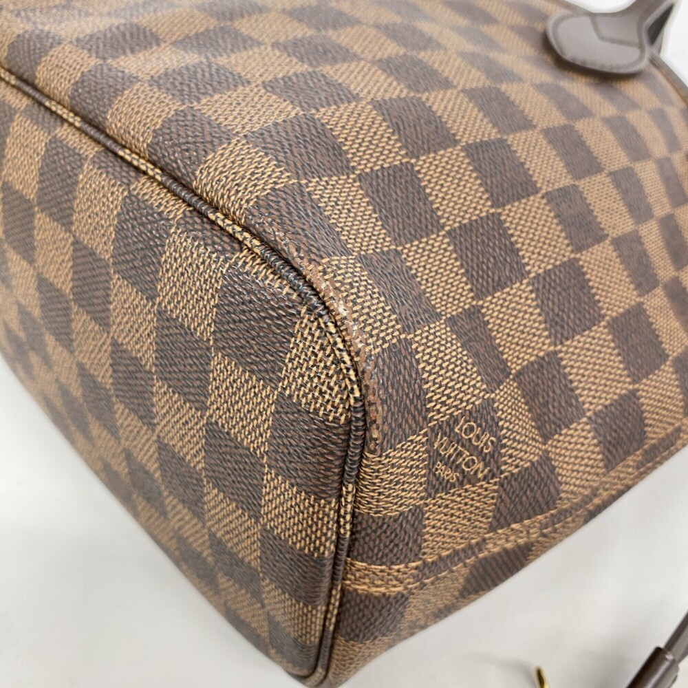 LOUIS VUITTON Brown Damier Neverfull PM Tote Bag - Picture 6 of 12